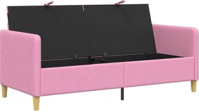 vidaXL Καναπές με Αποθήκευση Ροζ 172 x 78 x 87 εκ Πολυεστέρας