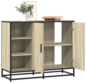 SIDEBOARD SONOMA OAK 92X35X76 CM ΚΑΤΑΣΚΕΥΑΣΜΕΝΟ ΞΥΛΟ 849020