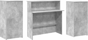 vidaXL Γραφείο υποδοχής 200x50x103,5 εκ. Επεξεργασμένο Ξύλο