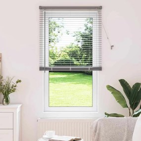 vidaXL Βενετσιάνικες Ρόδες Ασημί 175 x 80 εκ Αλουμίνιο