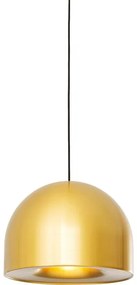 Φωτιστικό Οροφής Κρεμαστό 1φωτο Zen Χρυσό Μέταλλο 40x40x240 εκ. - Χρυσό