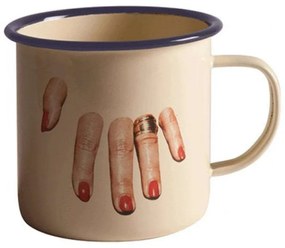 Κούπα Finger Hand 16856 10x9cm Multi Seletti Enamel