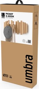 Ξύλινη κρεμάστρα τοίχου Umbra Picket nat 1011471-390