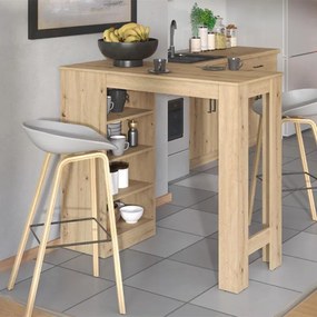 Τραπέζι κουζίνας - Μπάρ Valence Artisan Oak 120x50x105 εκ. 120x50x105 εκ.