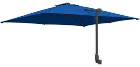 vidaXL Ομπρέλα Τοίχου Κήπου σε Αζούρ Μπλε 247 cm