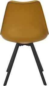 ΚΑΡΈΚΛΕΣ &amp; ΠΟΛΥΘΡΌΝΕΣ CHAIR PP WITH CUSHION YELLOW ATOM M4 HD0482