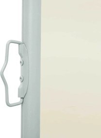 vidaXL Σκίαστρο Βεράντας Πλαϊνό Συρόμενο Κρεμ 160 x 300 εκ.