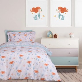 Παπλωματοθήκη Παιδική 4876 (Σετ 2τμχ) Multi Das Home Single 160x240cm Cotton-Polyester