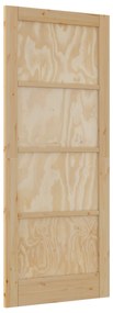 vidaXL Εσωτερική Πόρτα "ORKDAL" 83x202x4 εκ. Συμπαγής Ξύλινη Πόρτα Πεύκου