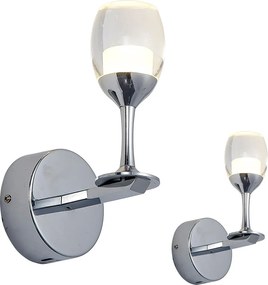 Φωτιστικό Τοίχου Coppa 1X5W 4000K Νίκελ