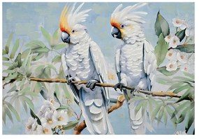 Πίνακας σε καμβά Parote Ι Inart 100x3x70εκ