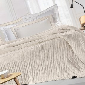 Κουβερλί King Size (270x250) 2 Όψεων Guy Laroche Must Natural - Sand