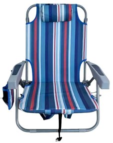 Πτυσσόμενη καρέκλα camping - 1613LV - 241750 - Blue/Red-241750_blue/red