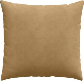 vidaXL Μαξιλάρι Καναπέ 2 τμχ. Βελούδο Καφέ 45 x 45 cm