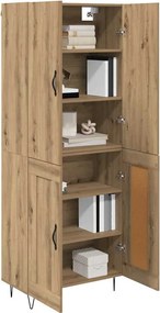 vidaXL Highboard 2 pcs Artisan Oak 69,5 x 34 x 180 εκ.
