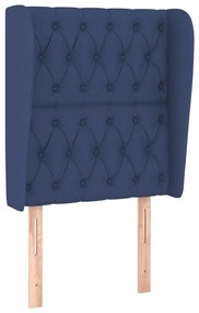 Κεφαλάρι με Πτερύγια Μπλε 83x23x118/128 εκ. Υφασμάτινο 3118272