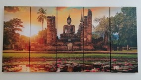 Εικόνα 5 μερών Βούδας στο πάρκο Σουκοτάι - 100x50