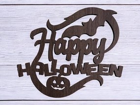 Σετ των 3 Intra απο ξύλο plywood 3mm-4mm πάχος – Happy Halloween διακόσμηση τοίχου 25x30 cm INTRAVECTRY-MY550849