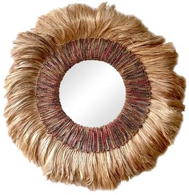 Intrahome Καθρέπτης Jakrene intrahome abaca σε φυσικό χρώμα Φ110x10εκ | SKU: INTRAPA-440111143