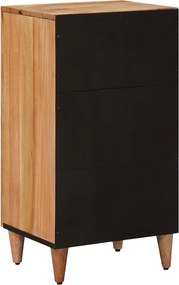 vidaXL Πλαϊνό γραφείο Φυσικό 40 x 33 x 75 εκ. Στερεό ξύλο μάνγκο