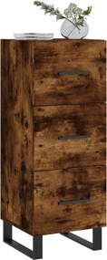 vidaXL Ντουλάπι Καπνιστή Δρυς 34,5 x 34 x 90 εκ. Επεξεργασμένο Ξύλο