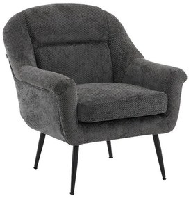 Armchair with Metal Legs 801 Fylliana Grey 76x77x89 cm