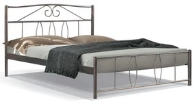 Κρεβάτι Διπλό Blanc 827-18-006 150x200cm Brown