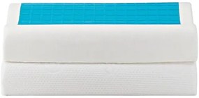 Beauty Home Μαξιλάρι ύπνου Gel Memory Foam Art 4028 Μέτριο 58x38x12 Λευκό