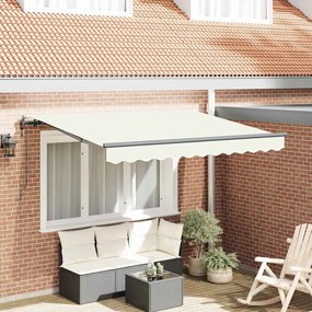 vidaXL Σκηνίτσα Αναδιπλούμενη Κρεμ 250 x 200 cm ύφασμα