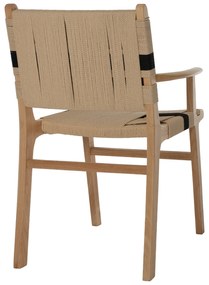 ΠΟΛΥΘΡΟΝΑ BAND RUBBERWOOD ΚΑΙ ΣΧΟΙΝΙ 62,5x60x88Yεκ.HM9324.01