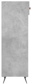vidaXL Παπουτσοθήκη Γκρι Σκυροδέματος 30x35x105 εκ. Επεξεργασμένο Ξύλο