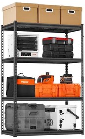 VEVOR Storage Shelves 4 Tier Adjustable Heavy Duty Garage Shelving Unit 2400 lbs