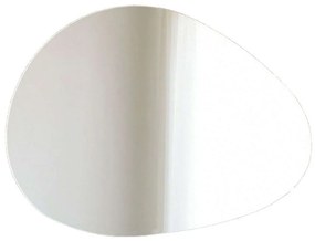 Καθρέπτης Τοίχου Porto 552NOS2215 76x2,2x50cm White Aberto Design Mdf,Γυαλί