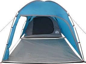 vidaXL Καταφύγιο Τέντας με στέγη Μπλε 370 x 230 x 185 εκ. ταφτάς