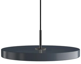 Φωτιστικό Οροφής Asteria Plus Medium Black 2561C4173 Φ43x14cm Led 1600lm 28W 2400-3000k Anthracite Umage