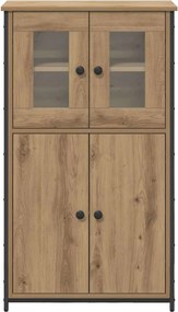 vidaXL Highboard Artisan Oak 62 x 32 x 106,5 εκ Επεξεργασμένο ξύλο