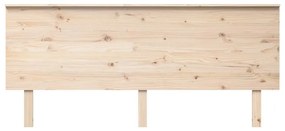vidaXL Κεφαλάρι Κρεβατιού 184x6x82,5 εκ. από Μασίφ Ξύλο Πεύκου
