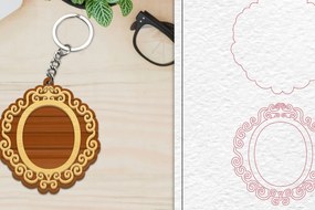 Intra απο ξύλο plywood 3mm-4mm πάχος Alphabet Keychain  Letter O Δίασταση 6x6 cm INTRAFABR-101080372