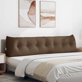 vidaXL Μαξιλάρι Πλάτης Καφέ 200 x 24 x 50 εκ ύφασμα