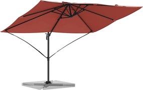 vidaXL Ομπρέλα ηλίου Τερακότα 351 x 250 x 260 εκ