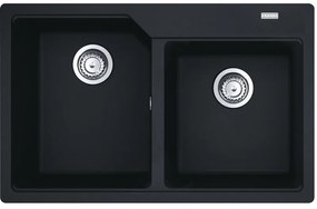 Franke Urban UBG 620-78 Matt Black Γρανιτένιος Νεροχύτης 80cm