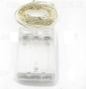 Ψιλά λαμπάκια μπαταρίας σε σύρμα 50 λαμπάκια OEM