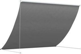 vidaXL Αντιανεμικό Ανοιχτό γκρι 300 x 150 cm
