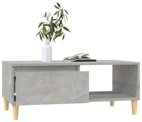 vidaXL Τραπεζάκι Σαλονιού Γκρι Σκυρ. 90x50x36,5 εκ. Επεξεργ. Ξύλο