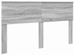 vidaXL Κεφαλάρι Γκρίζο Σονομα 160 cm Επεξεργασμένο ξύλο