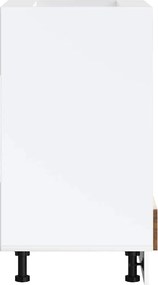 vidaXL Ντουλάπι φούρνου Porto Καπνιστή Δρυς Επεξεργασμένο ξύλο