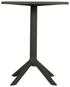 ΤΡΑΠΕΖΙ ΠΟΛΥΠΡΟΠΥΛΕΝΙΟΥ ΤΕΤΡΑΓΩΝΟ TERRIN  DARK OLIVE 60,5x60,5x76,5Υεκ.
