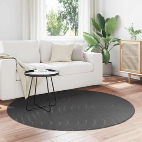 vidaXL Χαλιά χώρου Γύρος PALMERAS Ανθρακί Ø 200 CM Πολυεστέρας