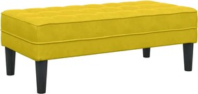 vidaXL Σετ Καναπέ με μαξιλάρι 2 pcs Κίτρινο Πολυεστέρας