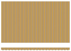 vidaXL Αυτόματη Ανασυρόμενη Τέντα με LED Ριγέ 500x300 εκ